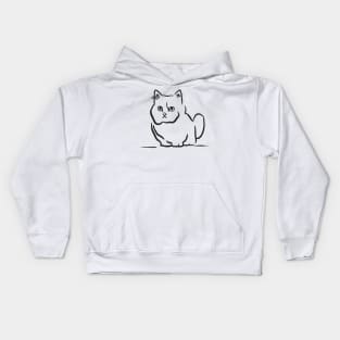 Munchkin cat Kids Hoodie